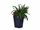 Květináč Keter Rattan Planter M 55,4 l grafitový