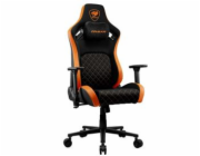 COUGAR herní židle DEFENSOR F (Tkaná látka) - černá/oranžová