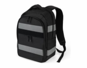 DICOTA Reflective - V2 - baťůžek - termoplastický polyuretan (TPU), 600D RPET - černá - 15.6"