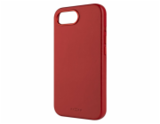 FIXED MagLeather kožený kryt iPhone 16e, červený