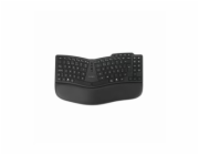 Kensington Pro Fit Ergo - Klávesnice - dobíjecí - compact TKL - bezdrátový - 2.4 GHz, Bluetooth - QWERTY - portugalská - černá