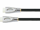 PYTHON  HDMI« 2.1 kabel 8K UHD-2 Nylongeflecht schwarz 1,5m