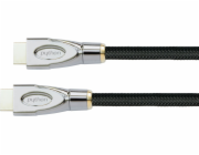 PYTHON  HDMI« 2.1 kabel 8K UHD-2 Nylongeflecht schwarz 1,5m