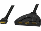 LogiLink Switch HDMI,3 porty,bidirekt (1x3/3x1),4K/30Hz,CEC