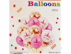 MK TRADE Latexové balónky 15 ks s konfetami BSC-594
