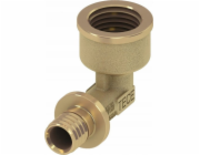 Tece Transition koleno 90° 16mm x 1/2" mosaz (708016)