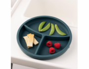 ECO RASCALS ECORASCALS Trojdílný silikonový kalíšek TEAL s přísavkou jedné velikosti