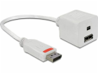 Delock AV adaptér DisplayPort - DisplayPort bílý (61751)