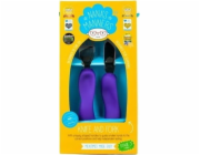 Nana`s Manners Držák tvarování příborů Fáze 3 Fialový Nanas Manners