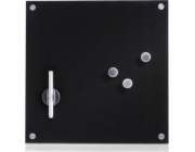 Skleněná tabule Zeller, 40x40cm, černá