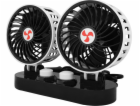 LTC LTC ventilátor do auta dvojitý 2x5 12V s regulací