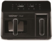 Zelmer ZAF9000 Air Fryer 5,5 l + 3,5 l 2700 W černá