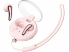Růžová sluchátka Remax C1