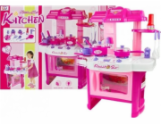 Štíhlá sportovní kuchyňka s troubou pro příslušenství pro malou hospodyňku