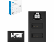 Baterie Newell NEWELL Dvoukanálová nabíječka DL-USB-C a baterie LP-E17 pro Canon