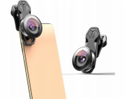 Objektiv Apexel Fisheye 195° HD pro telefon / smartphone / Apl-hb195 Fisheye
