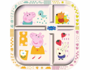 Koziol Výukový talíř + kostky, EASY EATER PEPPA PIG G, KOZIOL