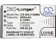 Cameron Sino typ akumulátorové baterie En-el24 / Enel24 pro Nikon 1 J5 / Cs-nkj150mx