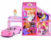 Lean Sport skládací domeček pro panenky 76 cm, auto, příslušenství (3383)