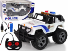 Dálkově ovládané světelné efekty LeanToys Auto R/C Police...