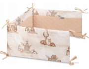 Sensillo Chránič do postýlky mušelínový háj hnědý