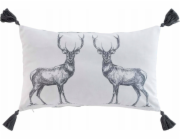 Douceur d`Interieur Dětský dekorační polštář se střapci, 30 x 50 cm