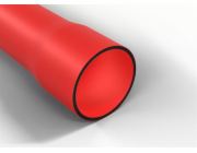 Q-Systems Cable Q Systems QRG 160/8.0 EKO plášťová trubka s hrdlem, hladká, červená
