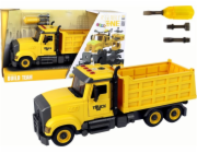 LeanToys Auto Truck k sestavení Sounds Yellow