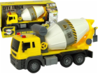 LeanToys míchačka na beton Žlutá rotující hruška Zvukové ...