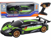 Velké sportovní auto na dálkové ovládání LeanToys 1:10 zeleno-černé