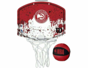 Wilson Wilson NBA Team Atlanta Hawks Mini obruč WTBA1302ATL červená Jedna velikost