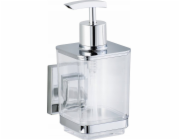 Dávkovač mýdla Wenko Dávkovač mýdla QUADRO, Vacuum-Loc nerez - 340 ml, WENKO