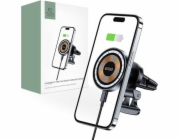 Tech-Protect TECH-PROTECT MM15W-V5 MAGNETICKÁ MAGSAFE VENT AUTOBEZDRÁTOVÁ NABÍJEČKA 15W ČERNÁ