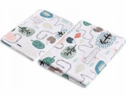 SADA LŮŽENÍ Sensillo 2DÍLNÁ SMARAGDOVÝ JEŽEK 100X135 CM