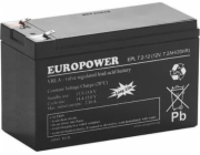 Europower AGM EUROPOWER baterie EPL série 12V 7,2Ah T1 (životnost 15 let)