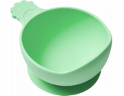 Nana's Manners Nana's Manners, STEP 1, silikonová miska s přísavkou a rukojetí, zelená