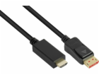 Alcasa AV adaptér Alcasa DP14-HDMI5 kabelový adaptér 5m D...