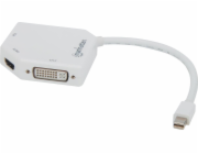 AV adaptér Triton Manhattan 207362 Kabelový adaptér 0,25 m Mini DisplayPort DVI-I + VGA (D-Sub) + HDMI Bílá