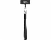 Audi Audi univerzální šňůrka na telefon 28cm 10mm Kožená černá AU-HSLSL-GT/D1-BK