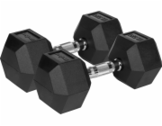 Rebelské litinové činky 2 x 12,5 kg