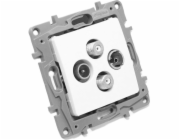 Anténní zásuvka Legrand NILOE RTV-SAT-SAT bílá (764566)