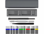 OEM Sada přesného šroubováku/servisního šroubováku, bity 30v1 hliník