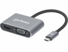 AV adaptér Manhattan Manhattan Hub adaptér USB-C 3.2 na 4...