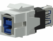 PROCAB Adaptér AV Adaptér PROCAB VCK630/W, USB 3.0 A na USB 3.0 B (oboustranný), bílý