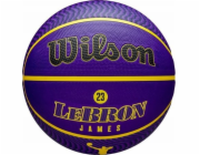 Wilson Wilson Ikona hráče NBA LeBron James Outdoor Ball WZ4027601XB Purple 7