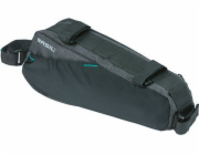 Bazalka BASIL DISCOVERY 365D FRAME BAG M 1,8L podsedlová brašna, uchycení na popruh, voděodolná černá melee (NOVINKA 2024)