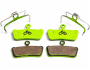 Brzdové destičky Clarks CLARKS pro E-BIKE AVID/SRAM (Avid XO, eLIXIR 7 Trail, 9 Trail, SRAM Guide), polometalické