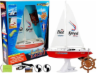 Lean Sport Boat Dálkově ovládaná plachetnice 50 cm Kormid...