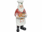Atmosphera figurka Santa Clause s tácem a sušenkami, 28 cm