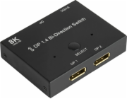 Dobrá připojení Dobrá připojení DP1.4 Switch 2-pásmový obousměrný 8K@30Hz
